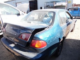 2002 TOYOTA COROLLA CE GREEN 1.8L AT Z18345